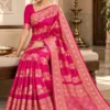 KSS Festive Saree with Floral Motifs - (5)